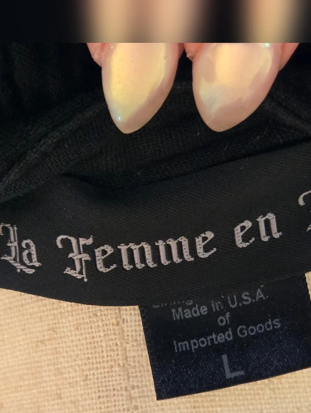 La Femme en Noir Coven Maxi Tunic Dress - Picture 15 of 16